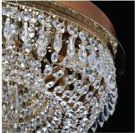 картинка Потолочная люстра хрустальная с пультом Изольда 366012806 от магазина BTSvet