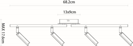 картинка Спот светодиодный на штанге Kerstin 56138-4 от магазина BTSvet