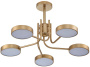 картинка Потолочная люстра на штанге Skylar 10258/5 LED*44W Champagne gold от магазина BTSvet