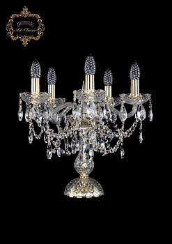 Хрустальная настольная лампа 12.25.5.141-37.Gd.Sp