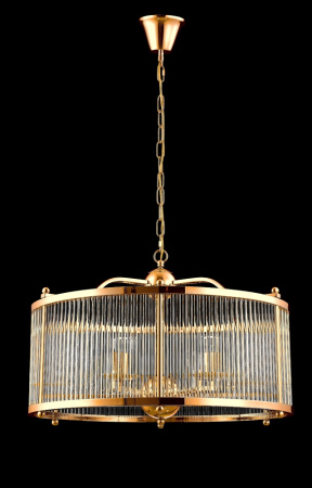 картинка Подвесная люстра TADEO SP6 D600 GOLD/TRANSPARENTE от магазина BTSvet