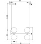 картинка Подвесной светильник Ring MOD013PL-04W от магазина BTSvet