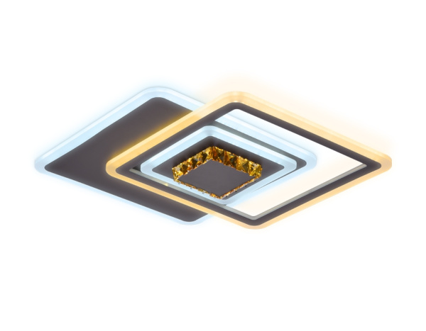 картинка Потолочная люстра светодиодная с пультом регулировкой цветовой температуры и яркости с ночным режимом ACRYLICA FA262 от магазина BTSvet