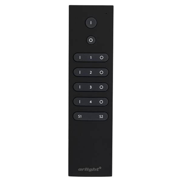 картинка Пульт SR-2833N-Z4 Black (диммер 4 зоны) (Arlight, IP20 Пластик, 3 года) 021546 от магазина BTSvet