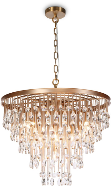 Подвесная люстра хрустальная Linn MOD091PL-09G