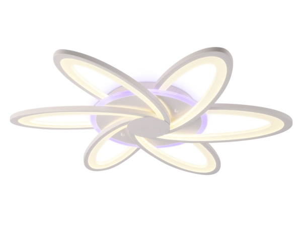 Потолочная люстра светодиодная с пультом регулировкой цветовой температуры и яркости с ночным режимом ACRYLICA FA541