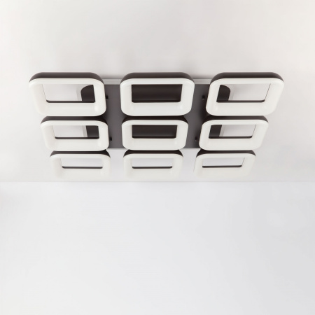 картинка Потолочная люстра светодиодная с управлением смарфоном и пультом регулировка яркости и цветовой температуры Паркер Смарт CL225A295E RGB от магазина BTSvet