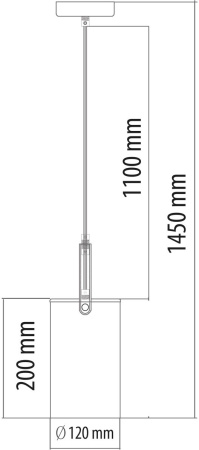 картинка Подвесной светильник Тетро 673015701 от магазина BTSvet