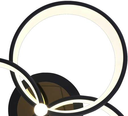 картинка Потолочная люстра светодиодная с пультом и управлением со смартфона регулировкой цветовой температуры и яркости ночным режимом и таймером LED LAMPS 81362 от магазина BTSvet