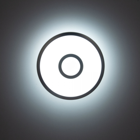 картинка Потолочный светильник светодиодный с пультом и управлением смартфоном регулировкой яркости и цветовой температуры таймером Старлайт Смарт CL703A11G RGB от магазина BTSvet