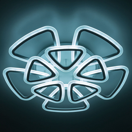 картинка Потолочная люстра светодиодная с управлением голосом и смартфоном с пультом регулировкой цветовой температуры и яркости Мальта Смарт CL234A290E RGB от магазина BTSvet