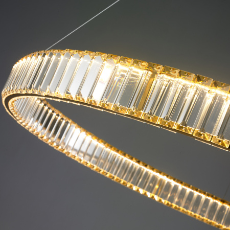 картинка Подвесной светильник Woodstock 10920P/1-38W-3000K-D1000 GL-CL от магазина BTSvet