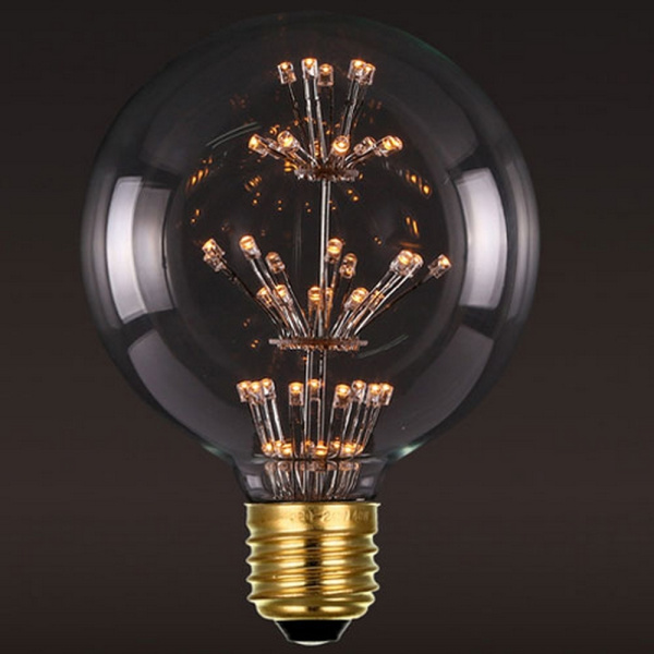 картинка Светодиодная ретро лампочка Эдисона груша E27 3W G12547LED от магазина BTSvet