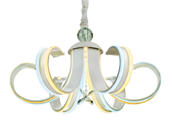 Подвесная люстра светодиодная с пультом, регулировкой яркости, цветовой температуры, ночным режимом и таймером Line FL118