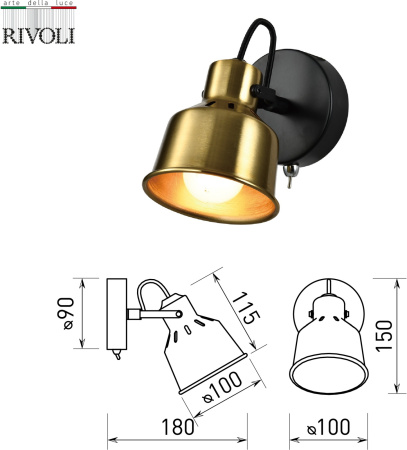 картинка Спот Rivoli Lenore 7060-701 от магазина BTSvet