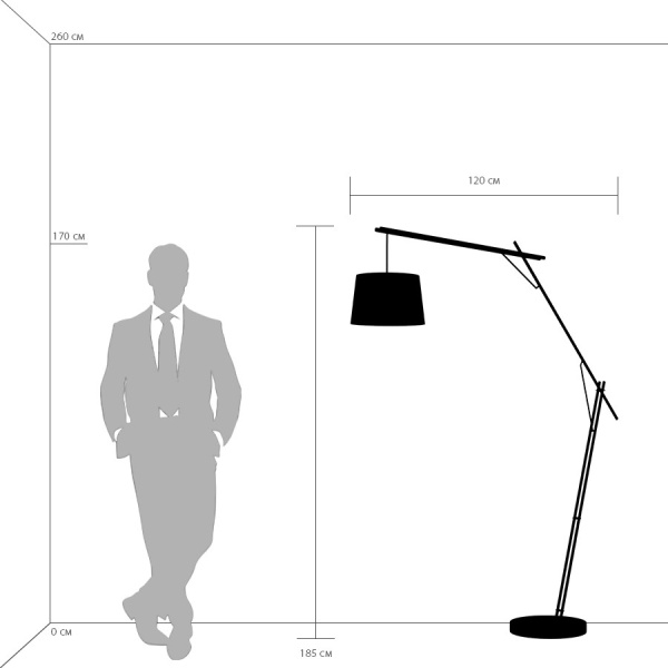 картинка Торшер SIMPLE LIGHT 808717 от магазина BTSvet