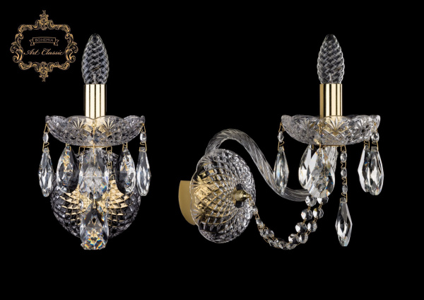 Хрустальное бра 10.11.1.195.XL.Gd.Sp