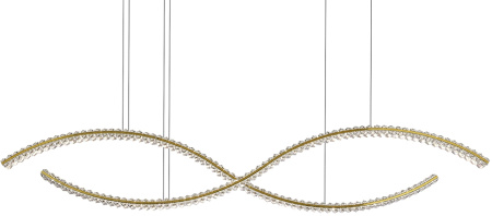 Подвесной светильник светодиодный 8240 8242/160 gold