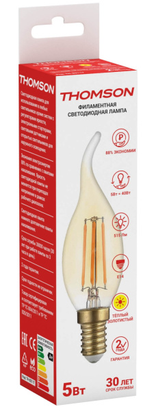 картинка Лампочка светодиодная филаментная Tail Candle TH-B2117 от магазина BTSvet