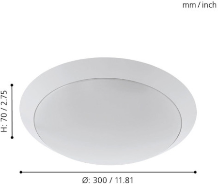 картинка Настенно-потолочный светильник Pilone 97254 от магазина BTSvet