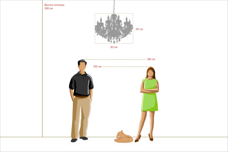 картинка Подвесная люстра Karolina 367012812 от магазина BTSvet