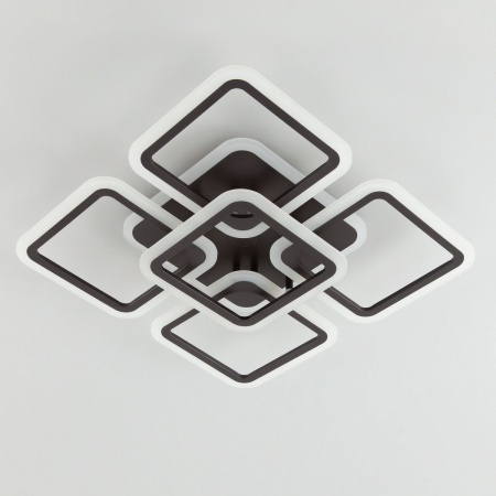 картинка Потолочная люстра светодиодная с управлением голосом и смартфоном с пультом регулировкой цветовой температуры и яркости Марсель CL232A155E RGB от магазина BTSvet