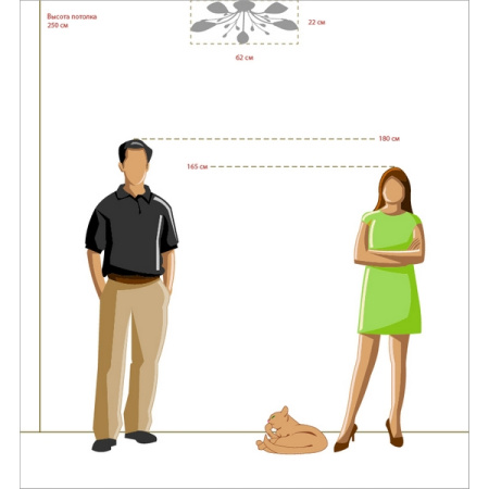 картинка Потолочная люстра Nezhnost 356012905 от магазина BTSvet