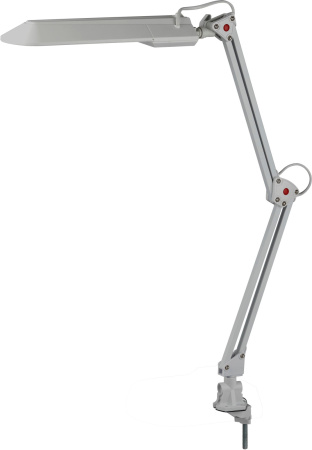 Офисная настольная лампа с выключателем NL-201-G23-11W-GY
