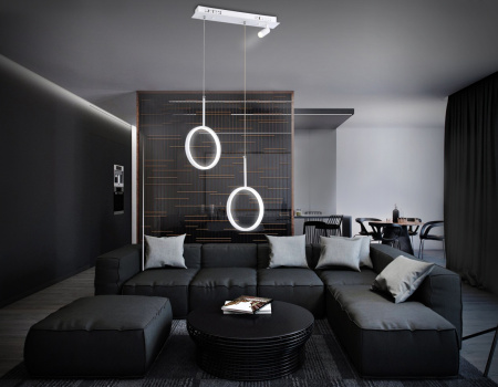 картинка Подвесной светодиодный светильник с пультом COMFORT FL5272 от магазина BTSvet