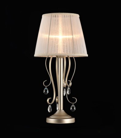 картинка Интерьерная настольная лампа с хрусталем Simone FR2020-TL-01-BG от магазина BTSvet