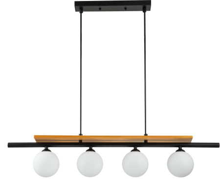 картинка Люстра подвесная Mitezza V000193 (10013/4P Black) от магазина BTSvet