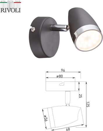 картинка Спот Rivoli Joyce 6156-701 от магазина BTSvet