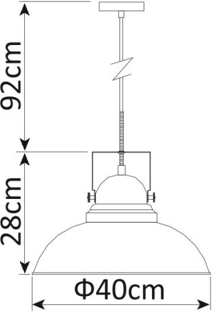 картинка Подвесной светильник Martin A5213SP-1WG от магазина BTSvet
