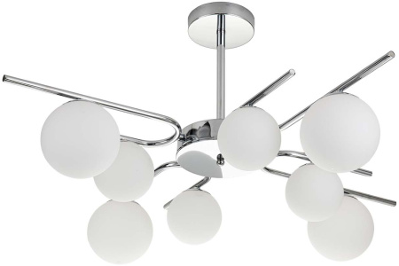 картинка Потолочная люстра на штанге Sphere 642/8P G9*40W Silver от магазина BTSvet
