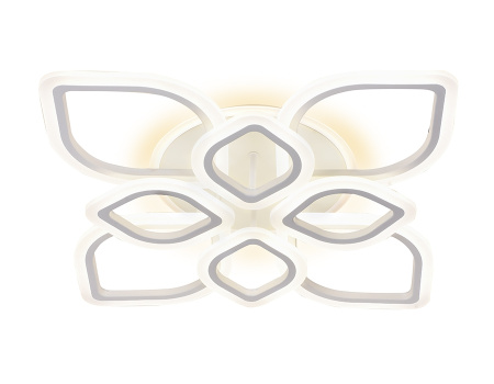 Потолочная люстра светодиодная с пультом, регулировкой яркости, цветовой температуры и ночным режимом Acrylica FA517