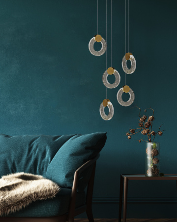 картинка Подвесной светильник хрустальный светодиодный 1080-LED20PL от магазина BTSvet