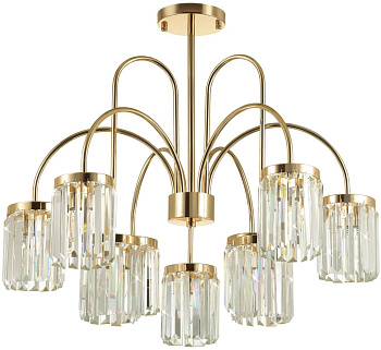 Потолочная люстра хрустальная Vassa 4987/9C