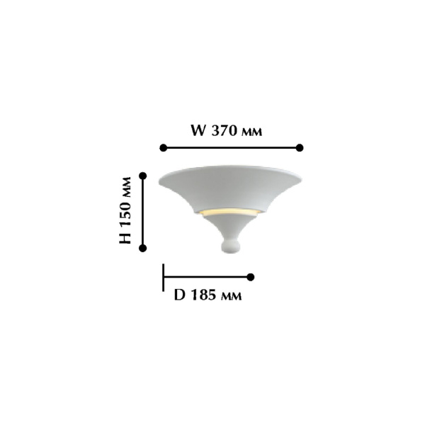 картинка Настенный светильник Pintura 1481-1W от магазина BTSvet