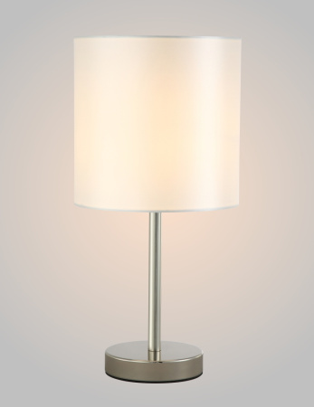 картинка Интерьерная настольная лампа SERGIO LG1 NICKEL от магазина BTSvet