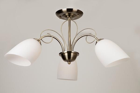 картинка Потолочная люстра Stefanie 30107/3 античная бронза от магазина BTSvet