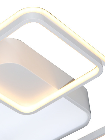 картинка Потолочная люстра светодиодная с пультом и возможностью управления смартфоном, регулировка яркости и цветовой температуры, ночной режим и таймер 81038/6C от магазина BTSvet