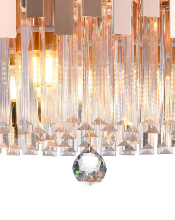 картинка Подвесная люстра хрустальная MEDICI 81430/6C GOLD от магазина BTSvet