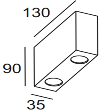 картинка Настенный светильник уличный TUBE LED W78118 S от магазина BTSvet