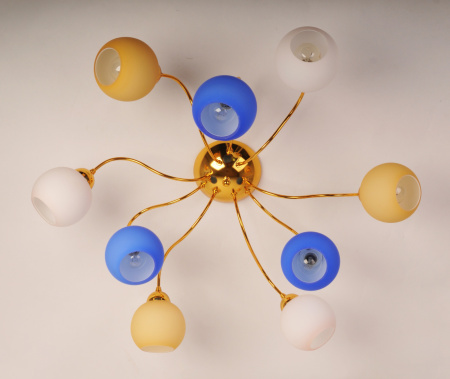 картинка Потолочная люстра для детской 350PL9GO-MIX от магазина BTSvet