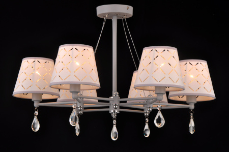 Потолочная люстра LISBON 81054-6C STAIN GRAY