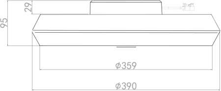 картинка Потолочный светильник светодиодный диммируемый с пультом регулировкой цветовой температуры и яркости Cells FR10012CL-L24W RGB от магазина BTSvet