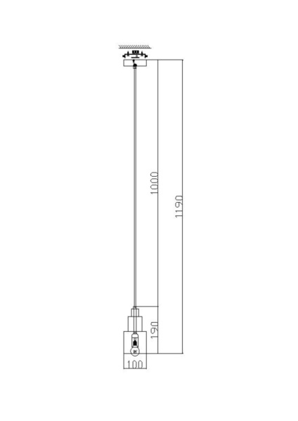 картинка Подвесной светильник Moke FR4006PL-01BS от магазина BTSvet