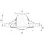 картинка Встраиваемый светильник DIFESA l 006880 от магазина BTSvet