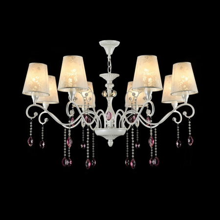картинка Подвесная люстра с хрусталем Adelaide FR2306-PL-08-W от магазина BTSvet