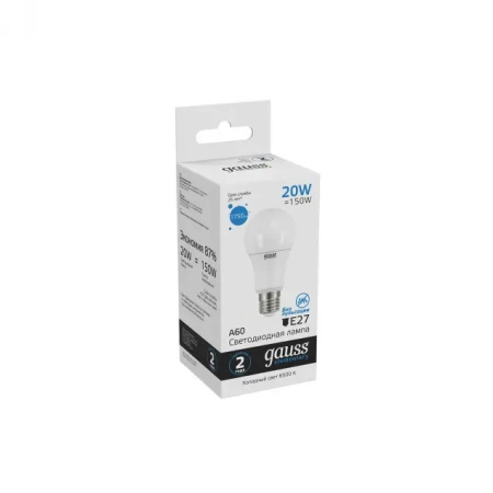 картинка Лампочка LED Elementary A60 20W E27 6500K 1/10/40 23239 от магазина BTSvet